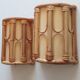 Pair of bamboo sconces