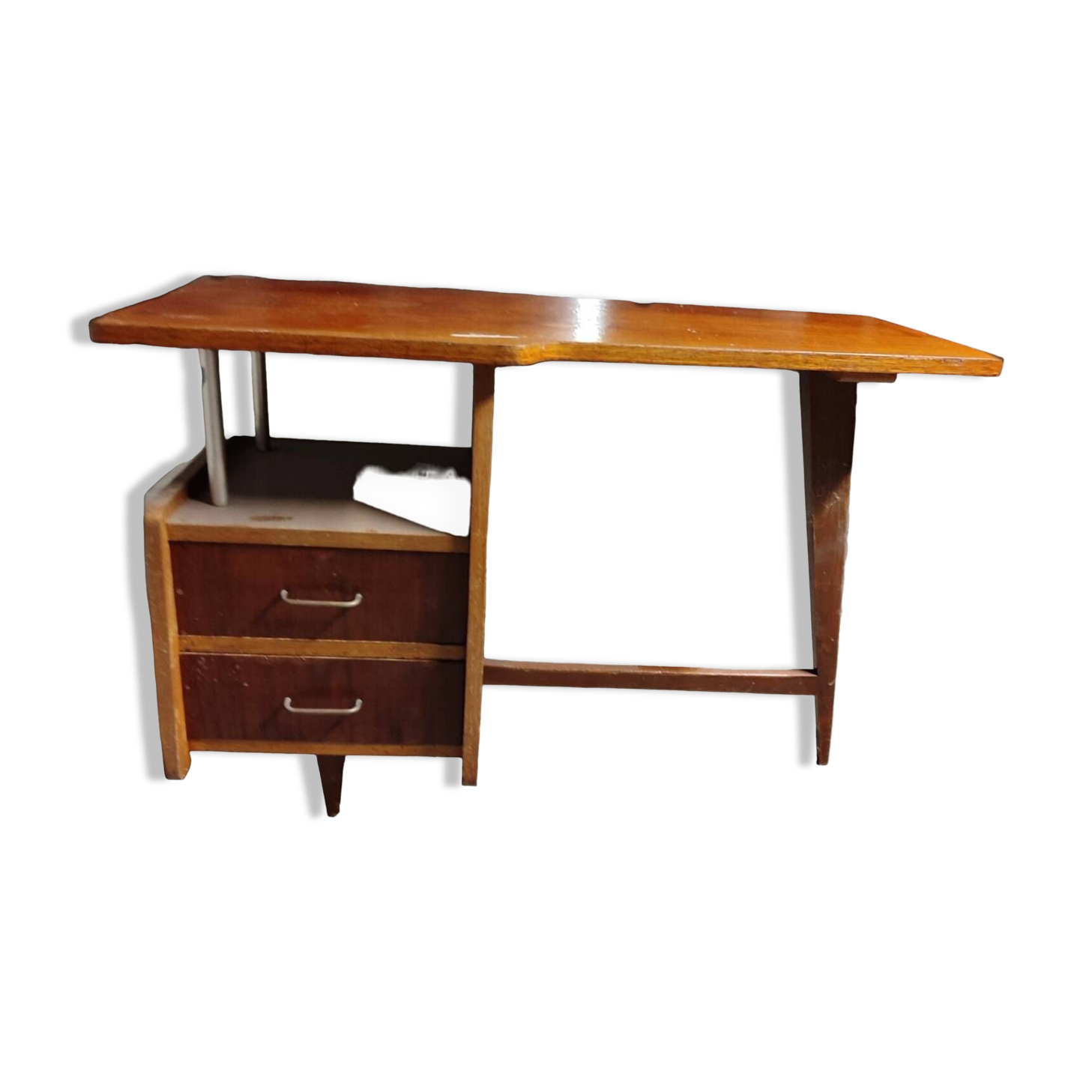 Bureau bois vintage années 60