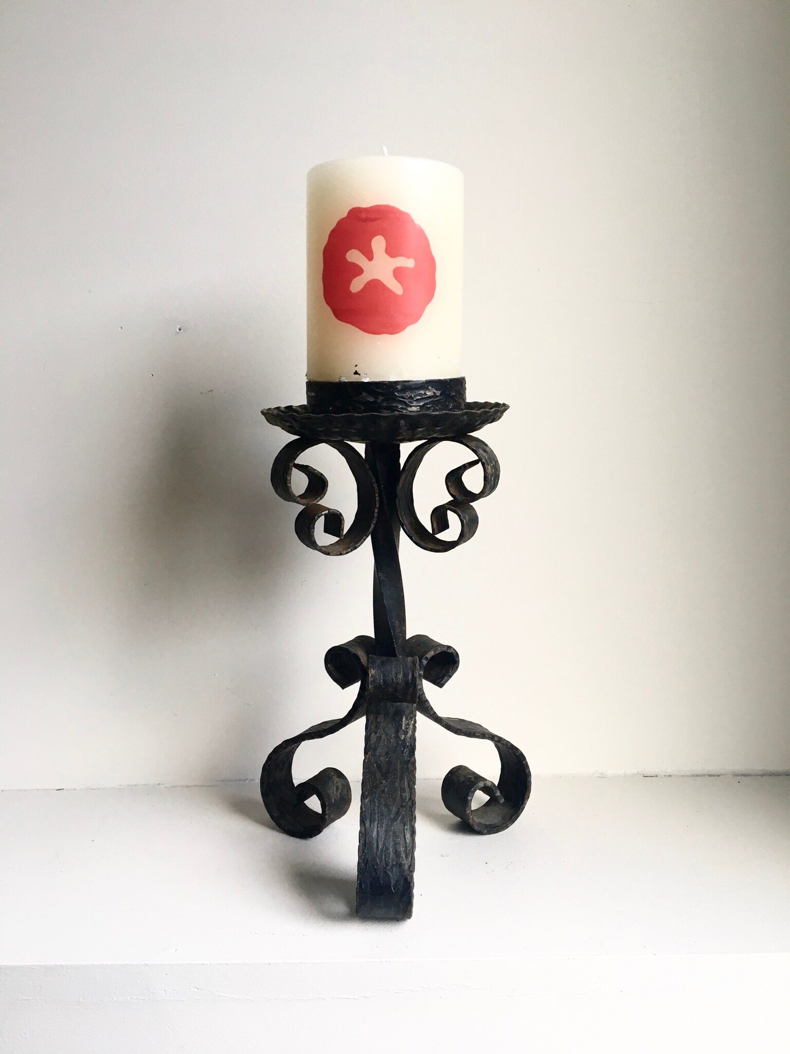 Church cierge wrought iron