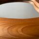 Wooden apple mirror