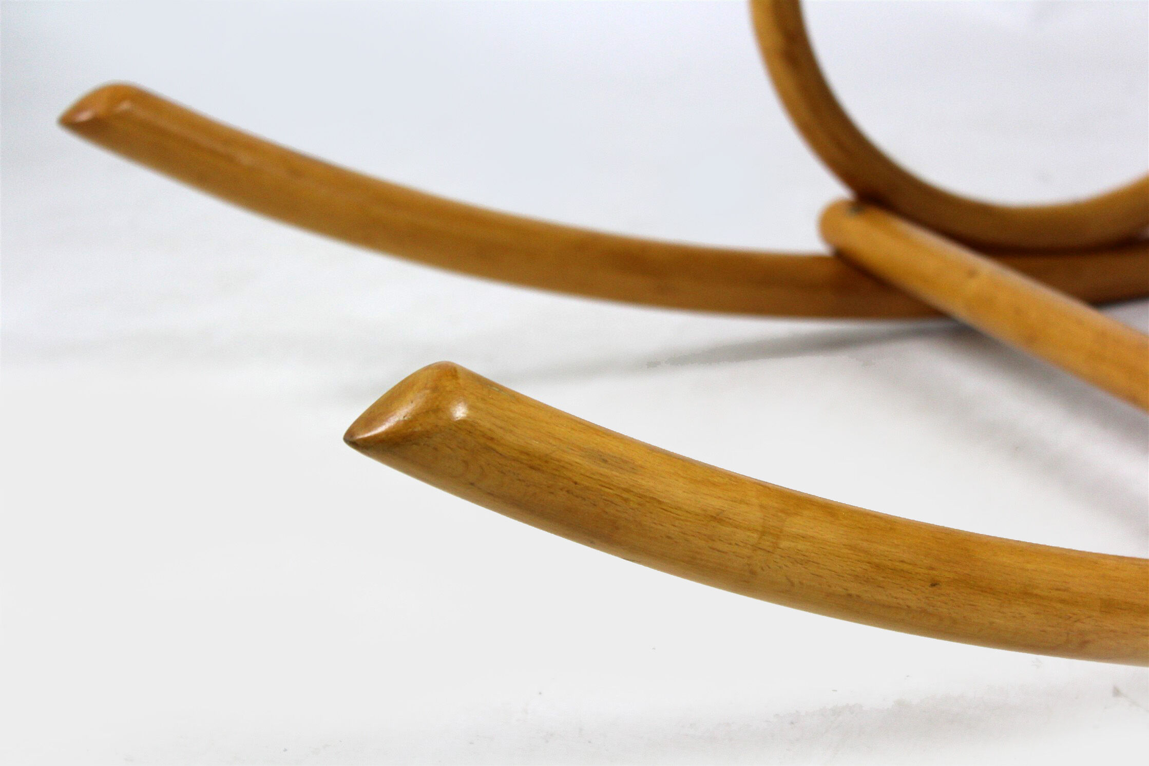 Mid-century beech bentwood rocking chair from ton, 1960s