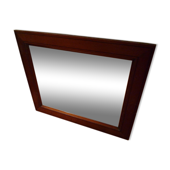 Ancient mirror in pitchpin, 1930s-1940s 50 X 42 cm