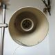 Lampe italienne " tuyau " en laiton nickelé et aluminium années 50/60