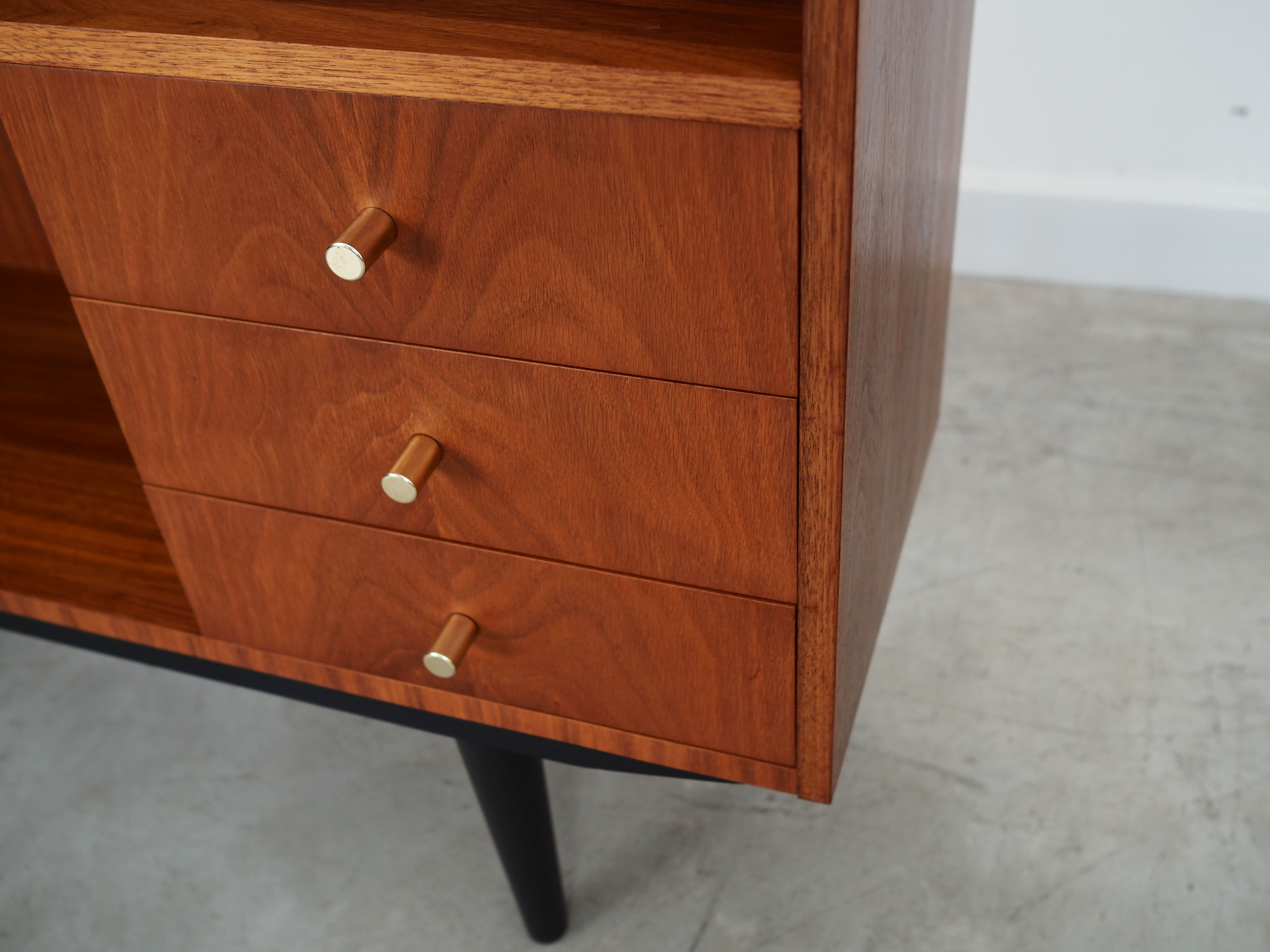 Teak bookcase, Swedish design, 1970s, production: GDR