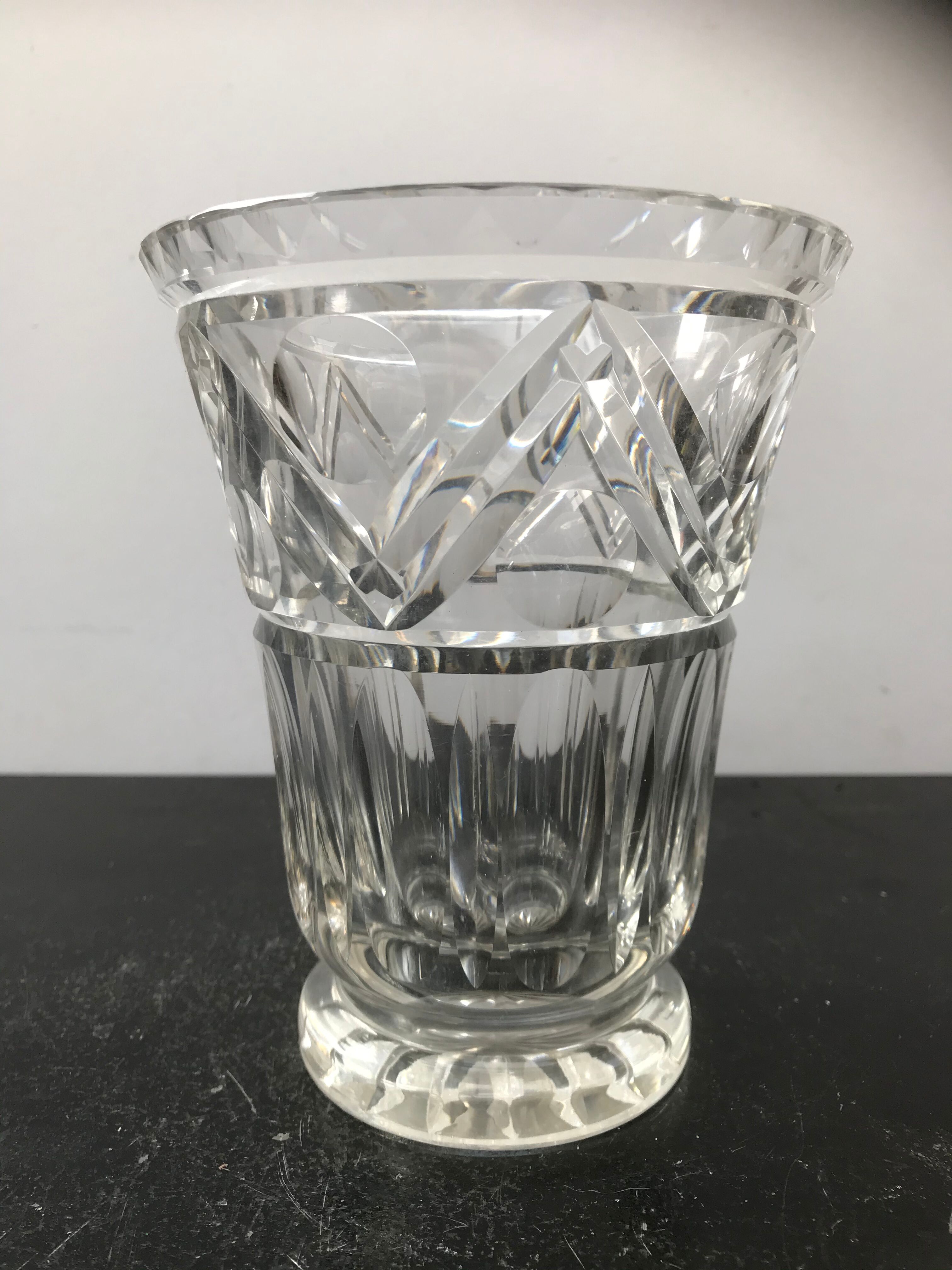 Former Cristal Vase Decor Vintage