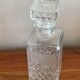 Glass whisky decanter