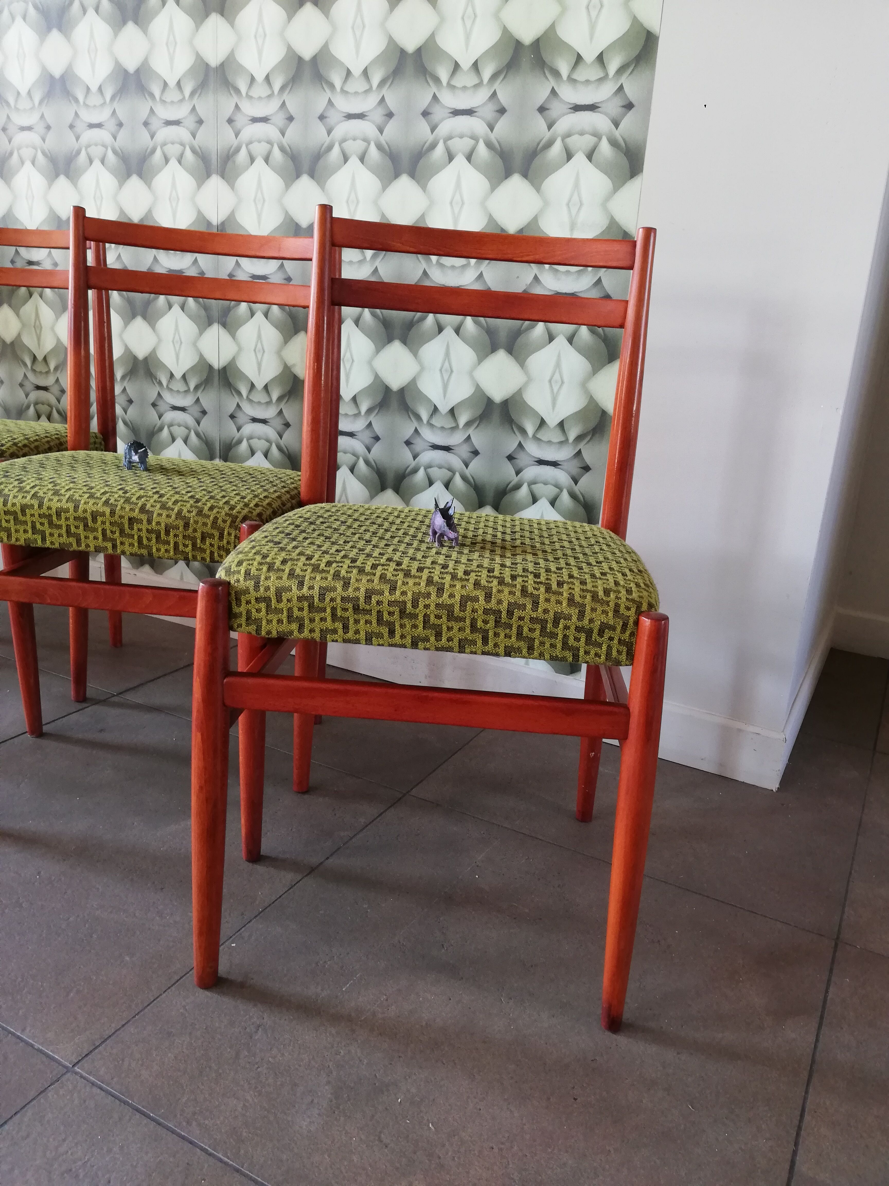 Set of 4 Czech Art Deco Chairs Ton, 1971, Up Zavody, Thonet