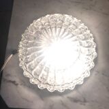 Glass ceiling light circa 1960