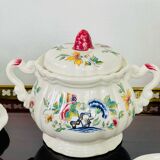 Antique Sarreguemines coffee service – “Rouen” model