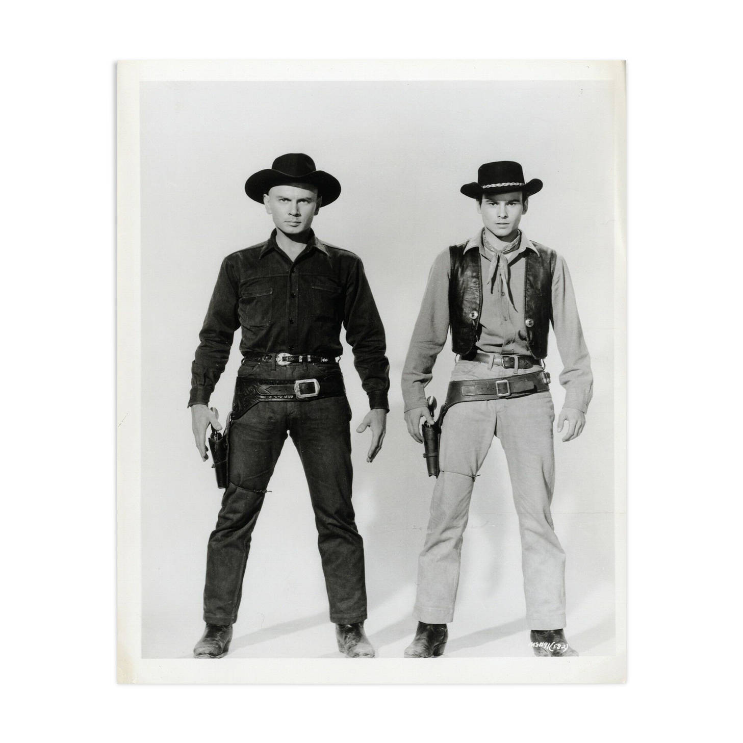 Original cinema photo "The 7 Mercenaries" Yul Brynner 1960