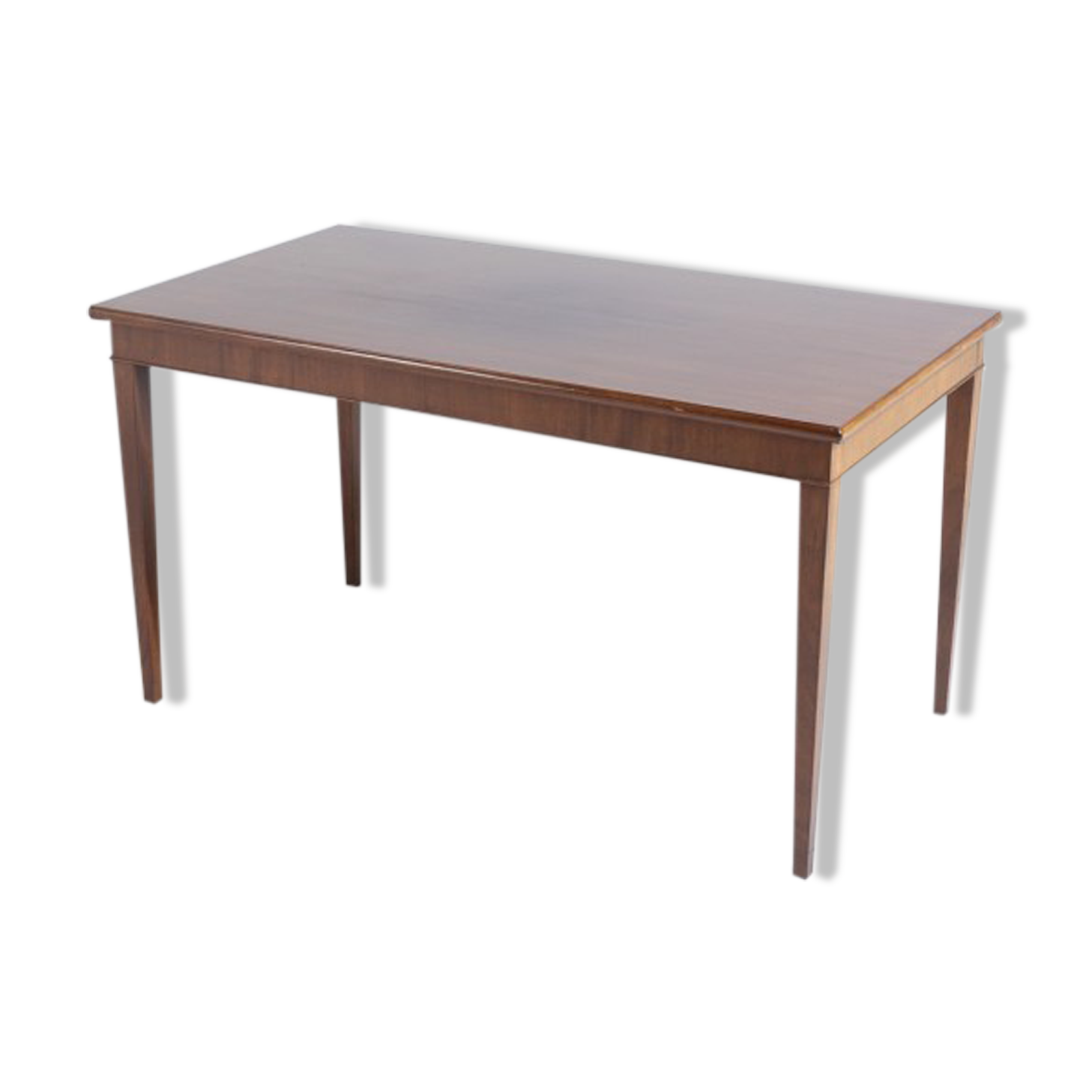 Mahogany coffee table by Frits Henningsen, 1960s Denmark