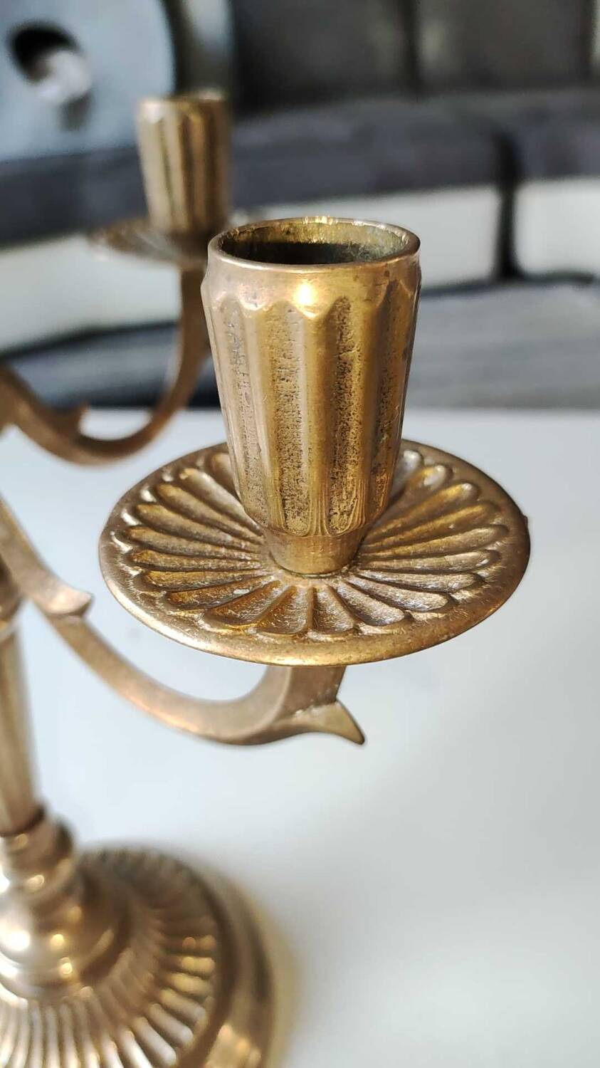 Large Baroque/Rocaille style candlestick/candelabra 5 lights. Mid 20th century