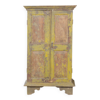 Old cabinet - 71x35x121cm (original yellow patina)