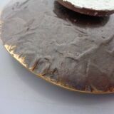 Brutalist Bronze Candleholder, 1960s