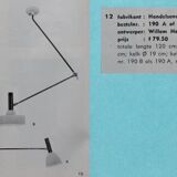 Willem Hagoort Model 190 B Ceiling Light, 1950s