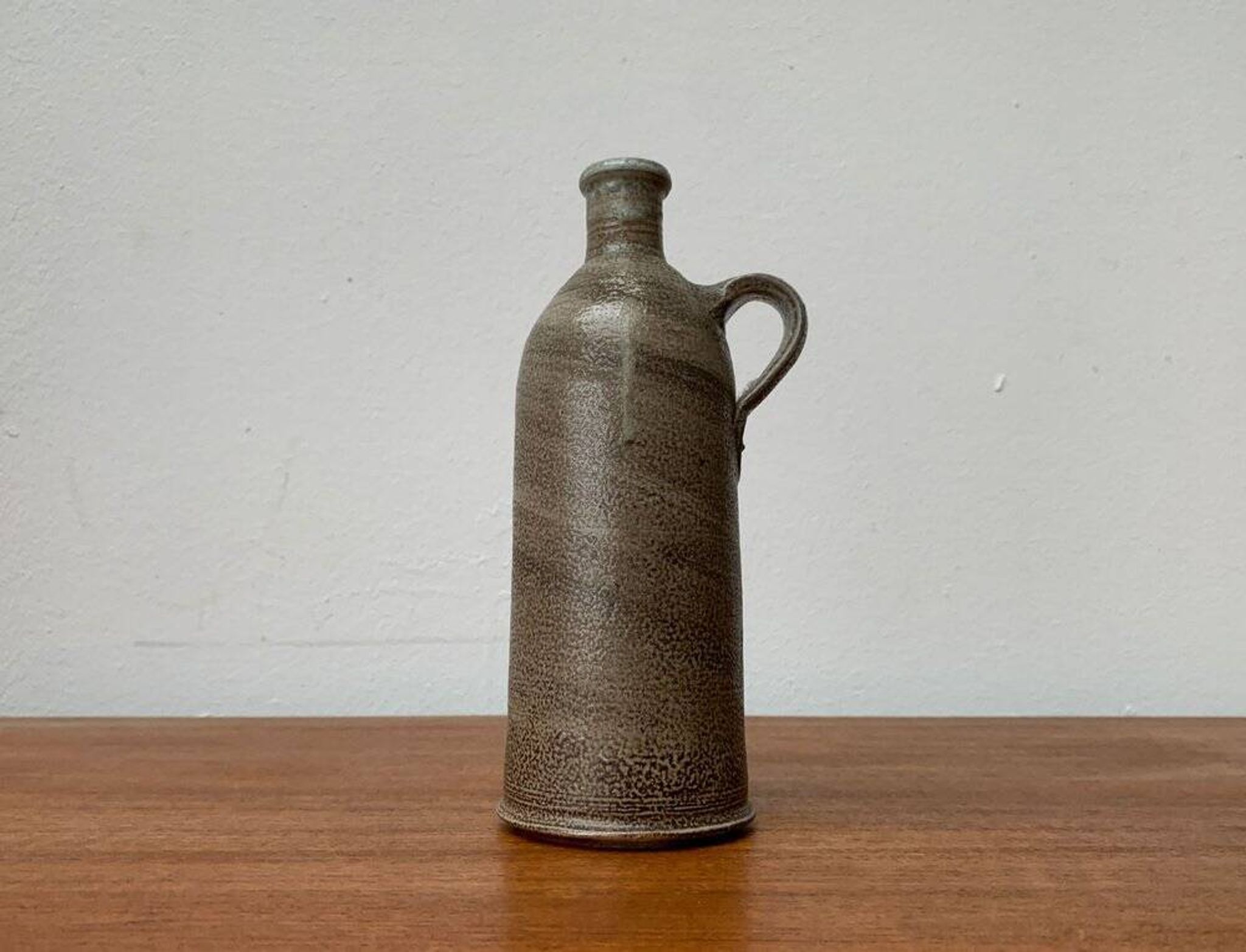Mid-Century Minimalist Studio Pottery Carafe Vase, 1960s