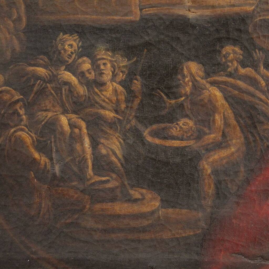 Rare painting portrait of Julius Caesar from the 17th century