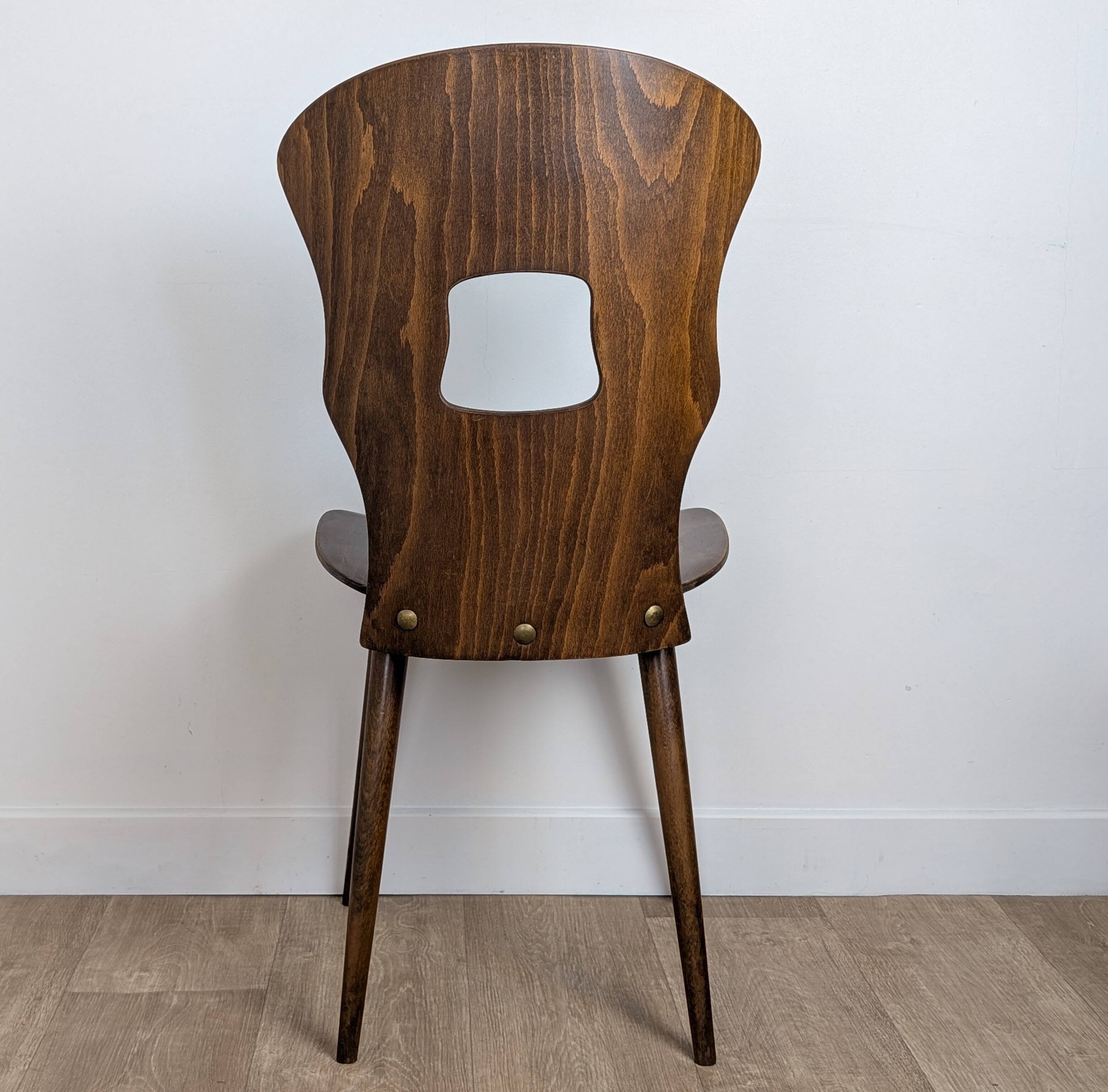 Set of 4 Baumann chairs Gentiane model