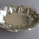 silver metal bread basket