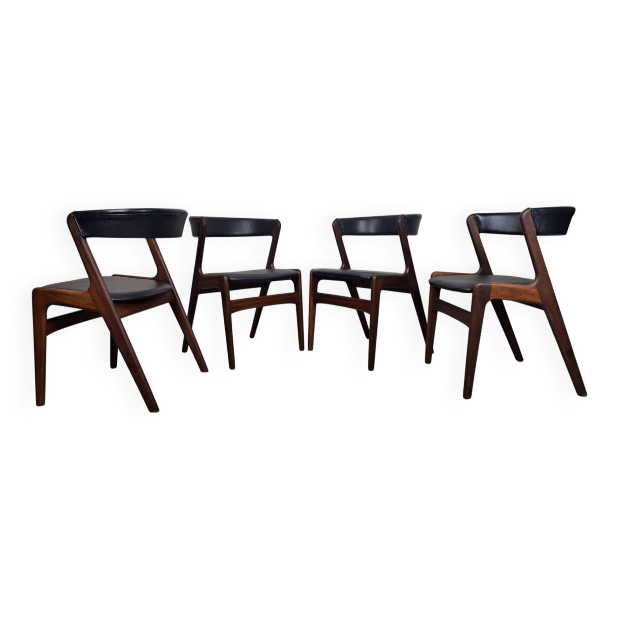 Chaise en teck C21, FIRE CHAIR conçue par KAI KRISTIANSEN
