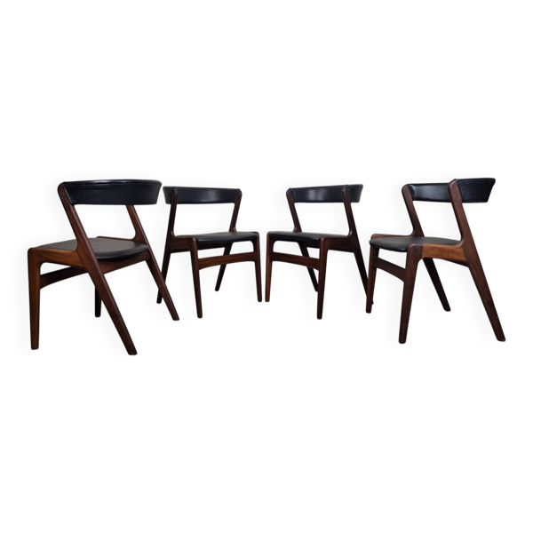 Chaise en teck C21, FIRE CHAIR conçue par KAI KRISTIANSEN