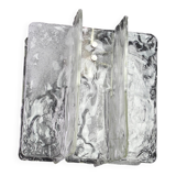 1 of 2 Murano glass chandeliers designed by Carlo Nason for Mazzega, 1970s.