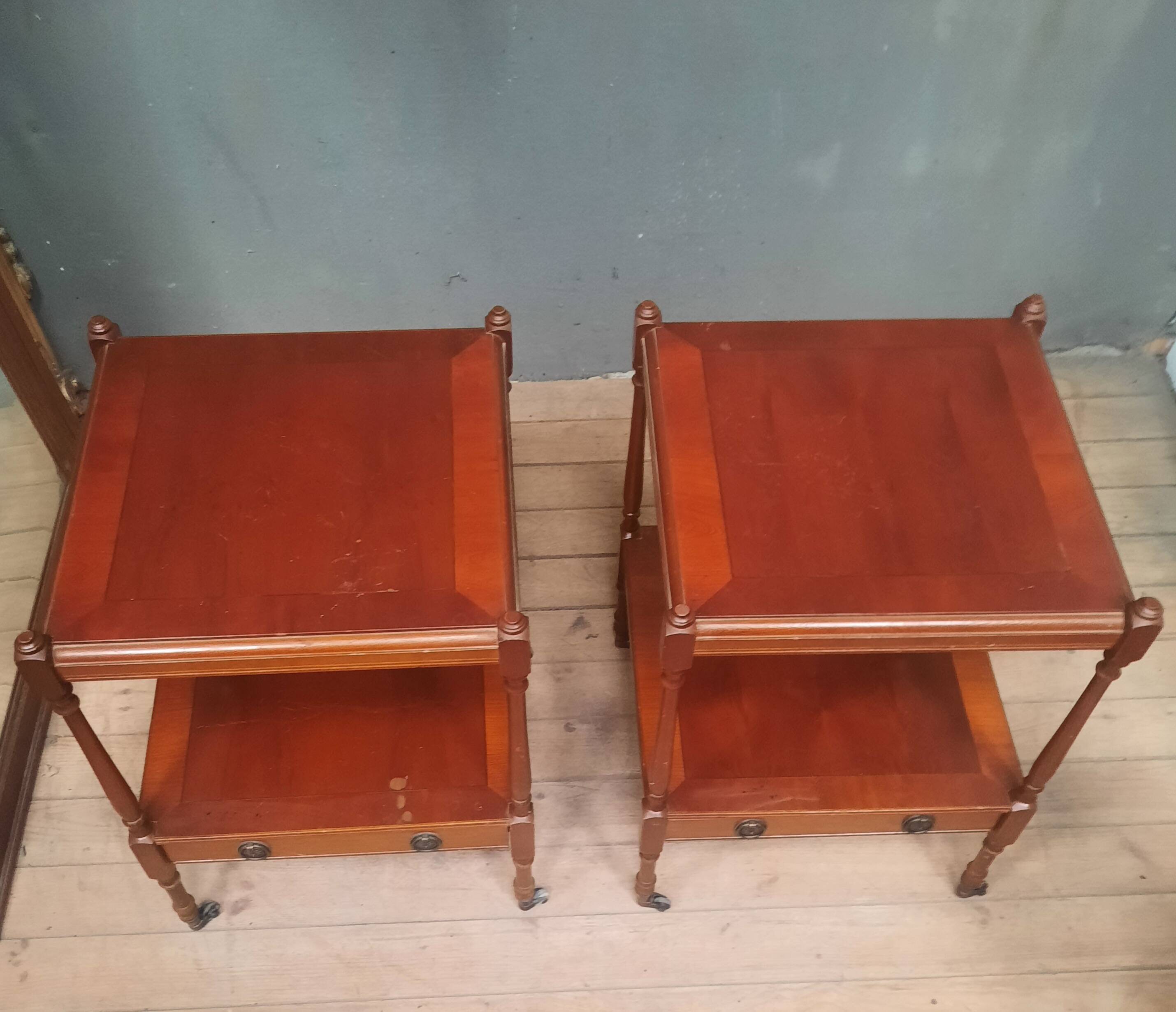 Pair of side tables