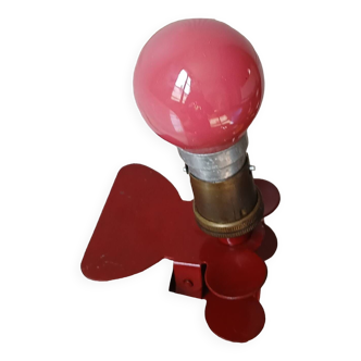 Clamp spotlight & its matching bulb 1950
