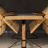 Marc Held chair and table set for Ibm Montpellier