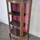 Napoleon III display cabinet with curved glass