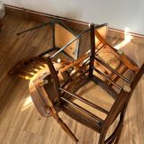 Set of 4 mismatched chairs