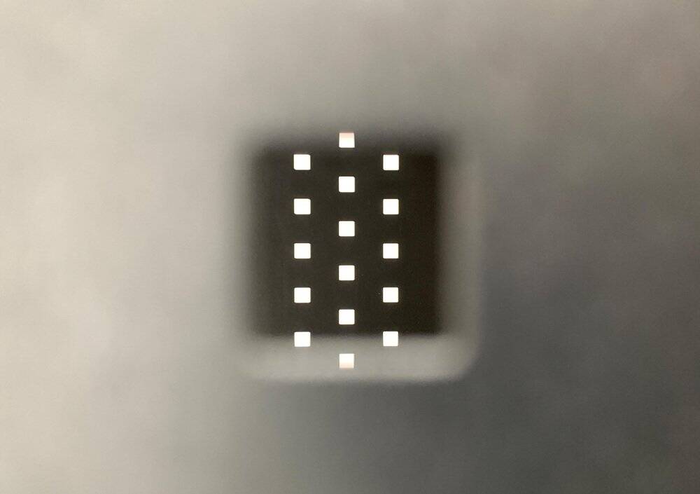 Postmodern perforated metal service trolley, 1980s