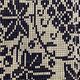 Romanian floral rug handwoven in wool, yellow and black background