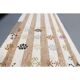 Vintage Turkish Oushak Handmade Wool Cotton Small Kilim Runner Rug 52x104