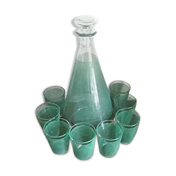 Service carafe et 8 verres
