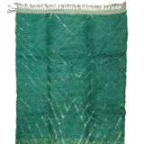 Tapis Berbère Béni Ouarain Moderne Vert Amande- 290 x 160 cm