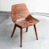 Set of 6 'Tonneau' dining chairs by Pierre Guariche