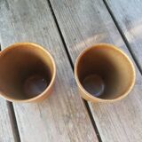 Set of sandstone cups