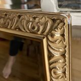 vintage beveled gold mirror