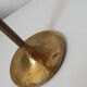 Brass candle holder, straight shape