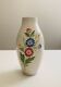 Floral patterned vase in Lunéville earthenware.