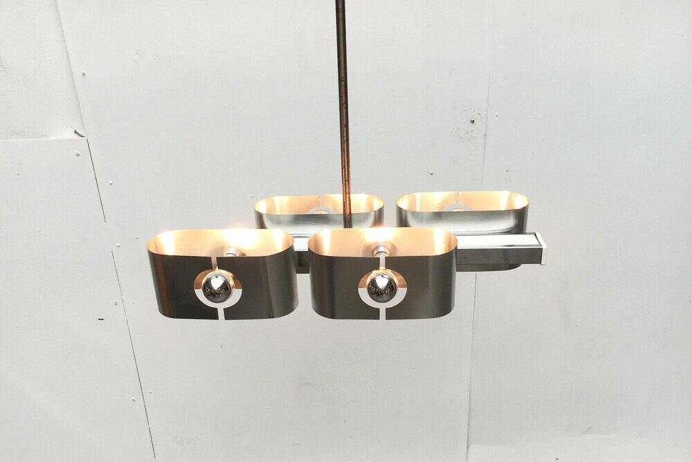 Mid-Century Space Age French Ceiling Lamp, 1960s