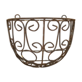 Wrought iron wall planter