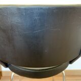 Fauteuil noir vintage