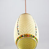 Vintage oriental ceramic pendant, 1980s