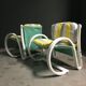 Chaises longues italiennes en contreplaqué années 1980