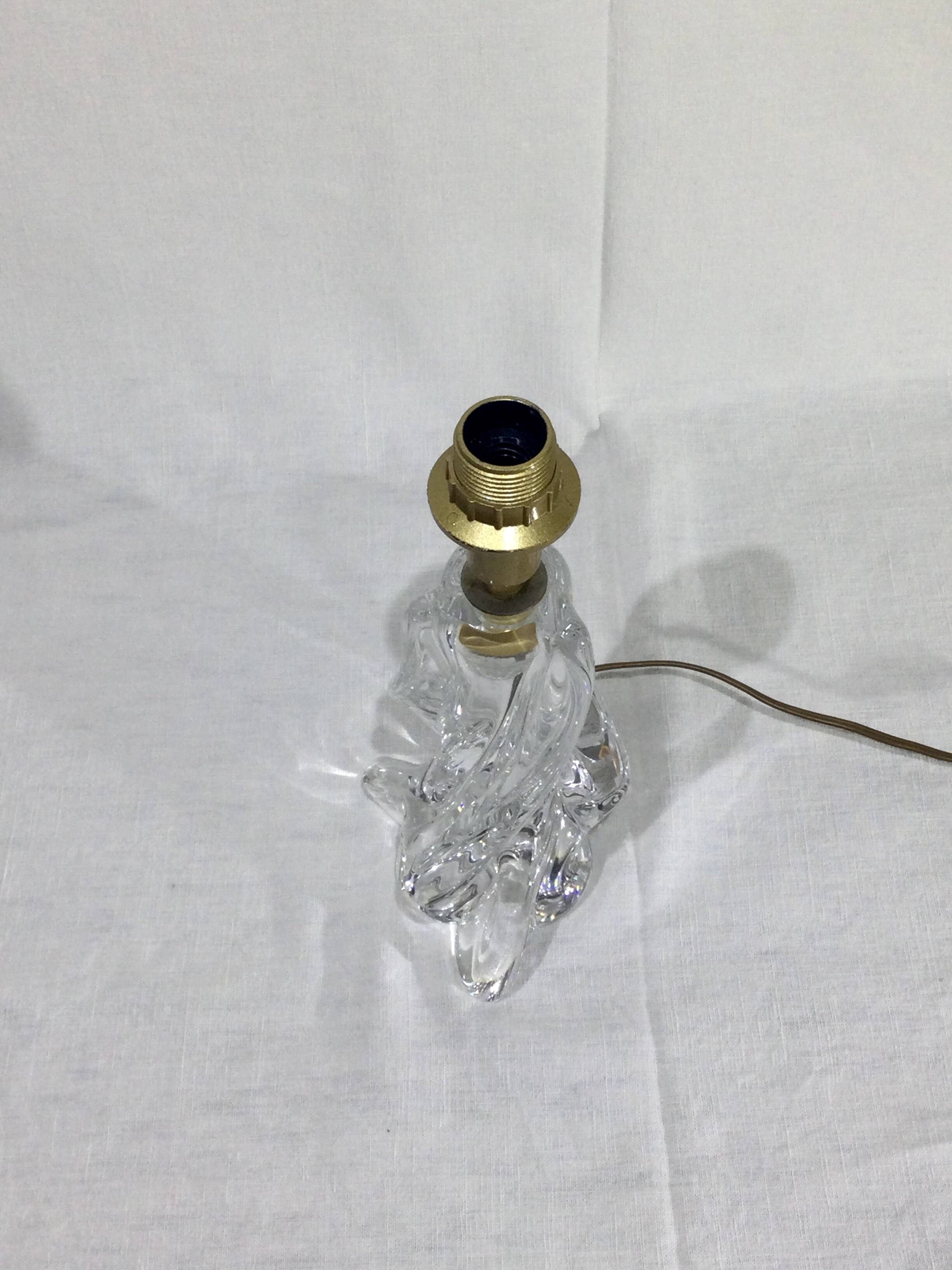 Sèvres crystal lamp base