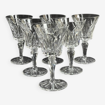 6 Verres à eau taille n° 2 - Saint Louis service Camargue