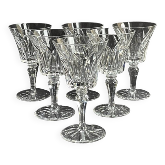 6 Verres à eau taille n° 2 - Saint Louis service Camargue