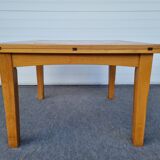 Table repas transformable carré octogonale années 80